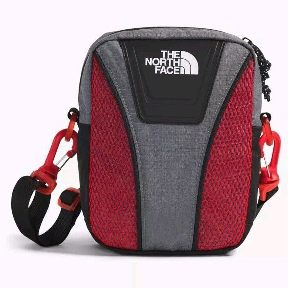 The North Face Y2K Shoulder Cross Body Bag One Size TNF Red Smoked Pearl NWT